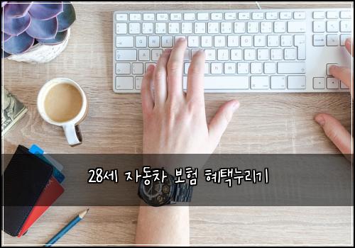 28세 자동차 보험 혜택누리기 