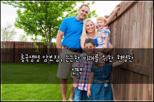 흥국생명 암보장, 든든한 미래를 위한 현명한 선택