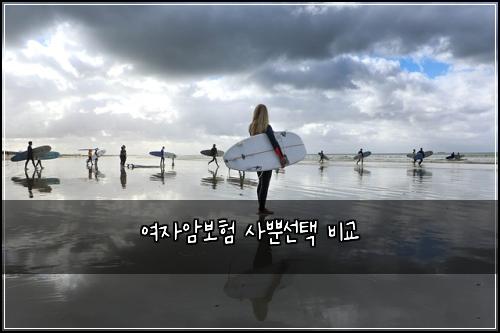여자암보험 사뿐선택  비교