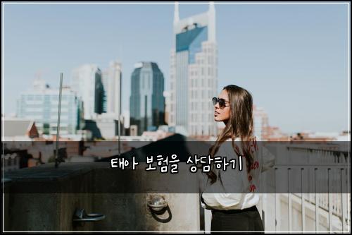 태아 보험을 상담하기