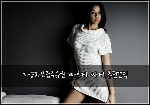 자동차보험주유권 빠르게 싸게 추천견적