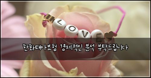 한화태아보험 경제적인  분석 부탁드립니다