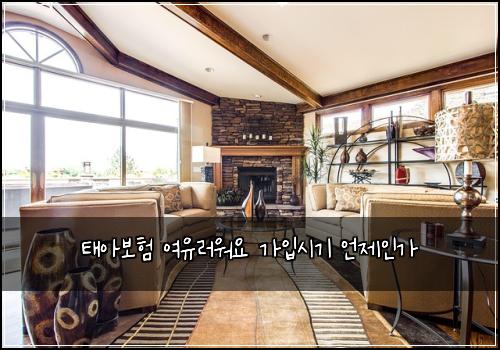 태아보험 여유러워요  가입시기 언제인가