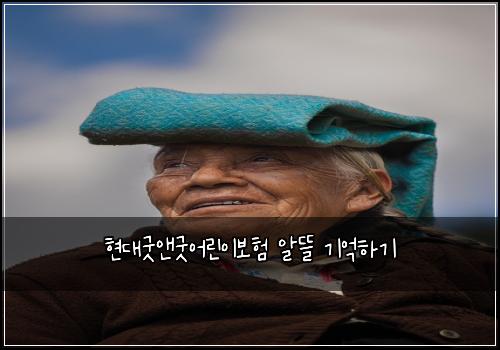 현대굿앤굿어린이보험 알뜰  기억하기