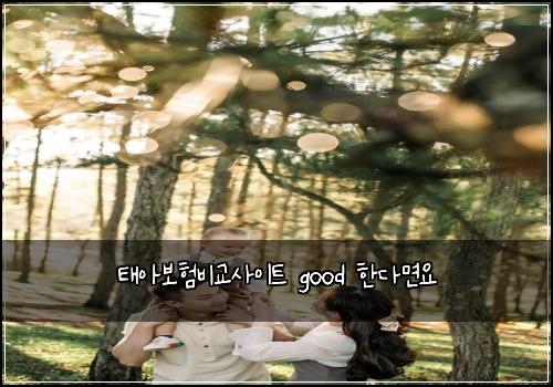 태아보험비교사이트 good 한다면요
