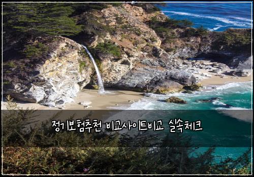 정기보험추천 비교사이트비교 실속체크