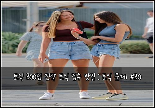 토익 800점 전략 토익 접수 방법 : 토익 문제 #30