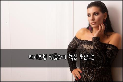 태아보험 상품소개  핵심 포인트는