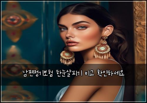 남편정기보험 한눈살피기  비교 확인하세요