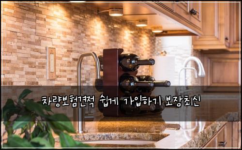 차량보험견적 쉽게 가입하기 보장최신