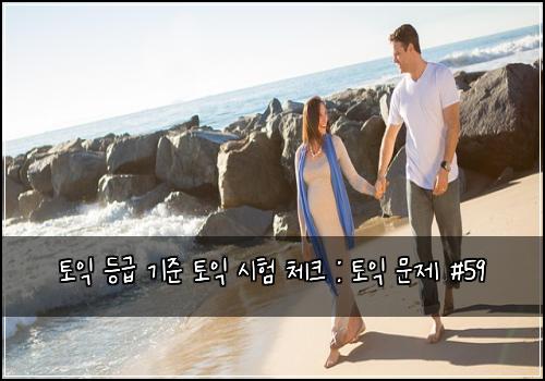토익 등급 기준 토익 시험 체크 : 토익 문제 #59