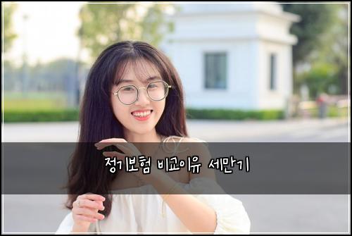์ ๊ธฐ๋ณดํ ๋น๊ต์ด์ ์ธ๋ง๊ธฐ