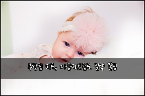부항침 치료, 자동차보험료 절약 꿀팁