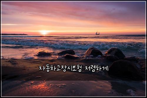 ์๋์ฐจ๊ณ ์ฅ์๋ณดํ ์ ๋ ดํ๊ฒ