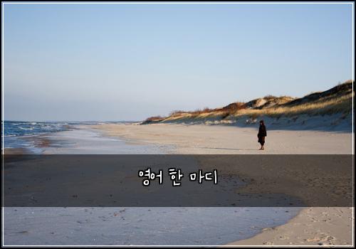영어 한 마디