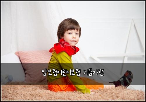 암보험어린이보험 지금마련