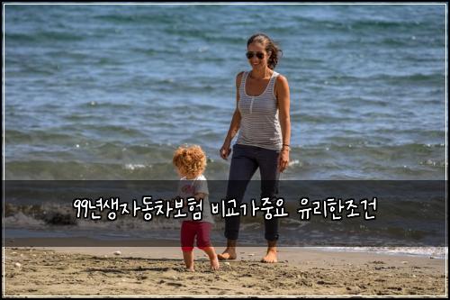 99년생자동차보험 비교가중요  유리한조건