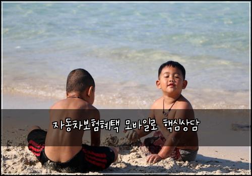 자동차보험혜택 모바일로 핵심상담