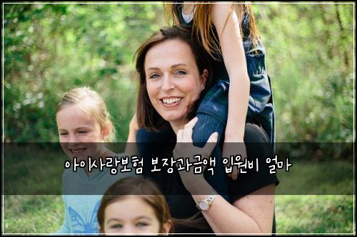 아이사랑보험 보장과금액  입원비 얼마