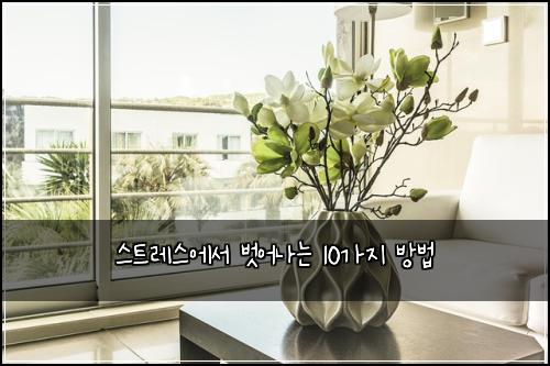 스트레스에서 벗어나는 10가지 방법