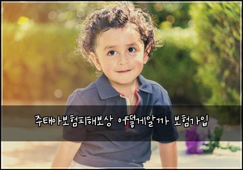 주태아보험피해보상 어떻게알까 보험가입