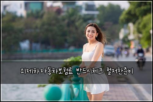 외제차자동차보험료 반드시체크 철저한준비