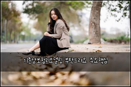 기존암보험리모델링 부탁드려요 주요핵심
