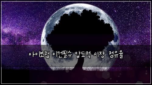 아이보험 이건필수  압도적 시장 점유율