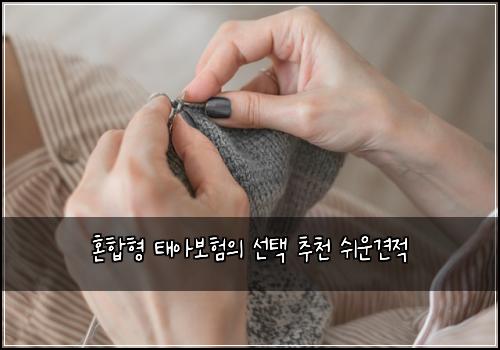 혼합형 태아보험의 선택 추천 쉬운견적