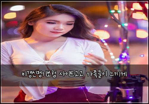 비갱신정기보험 사이트고고  가족들이 느끼게