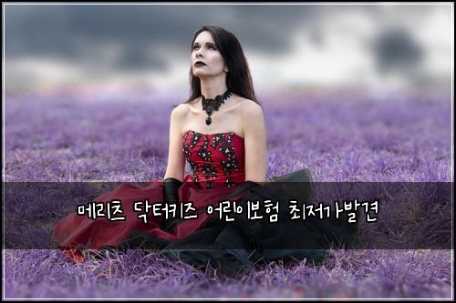 메리츠 닥터키즈 어린이보험 최저가발견 