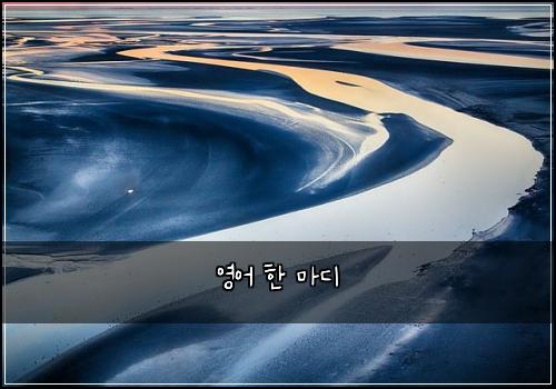 영어 한 마디