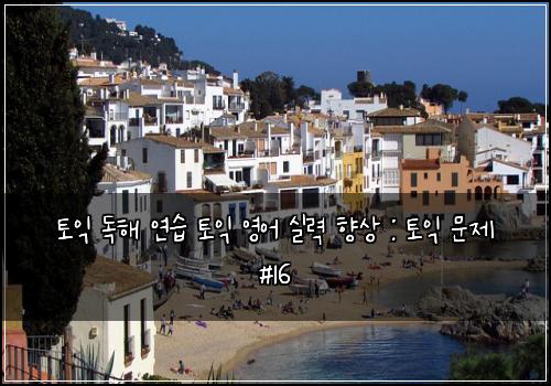 토익 독해 연습 토익 영어 실력 향상 : 토익 문제 #16