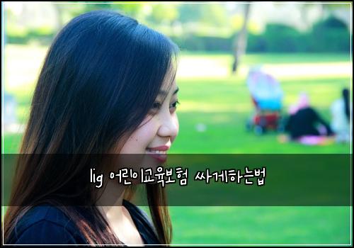 lig 어린이교육보험 싸게하는법 