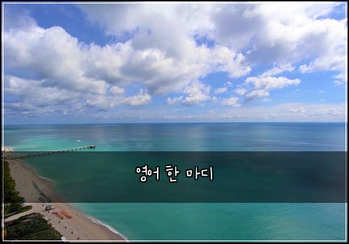 영어 한 마디