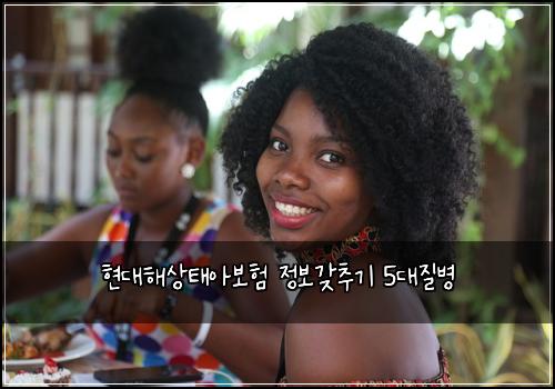 현대해상태아보험 정보갖추기  5대질병