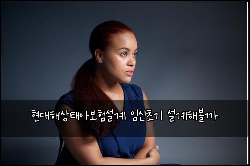 현대해상태아보험설계 임신초기 설계해볼까