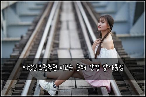 여성암보험추천 비교는 손해 생명 알아볼점