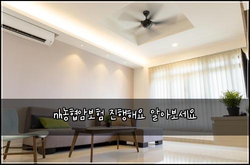 nh농협암보험 진행해요  알아보세요
