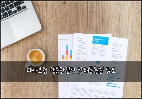 태아보험 행복한결정  상해통원실 담보