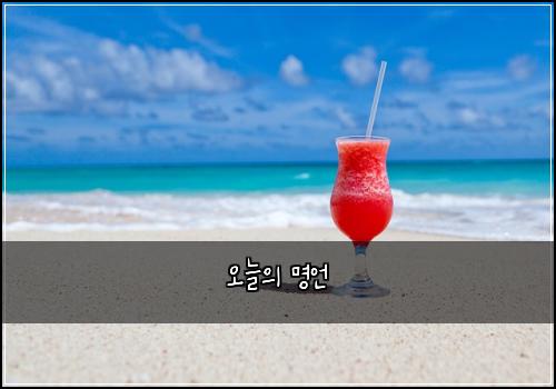 오늘의 명언