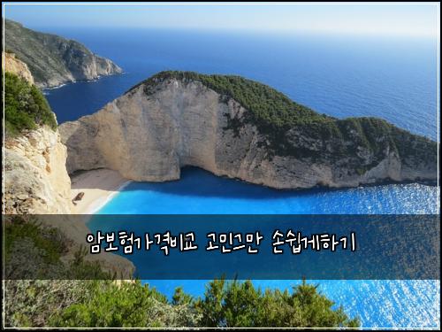 암보험가격비교 고민그만 손쉽게하기