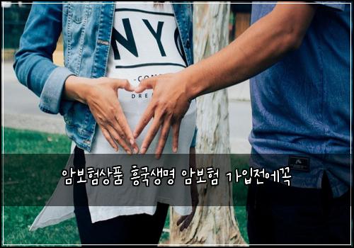 암보험상품 흥국생명 암보험 가입전에꼭