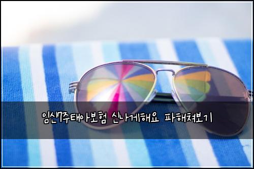 임신7주태아보험 신나게해요  파해쳐보기